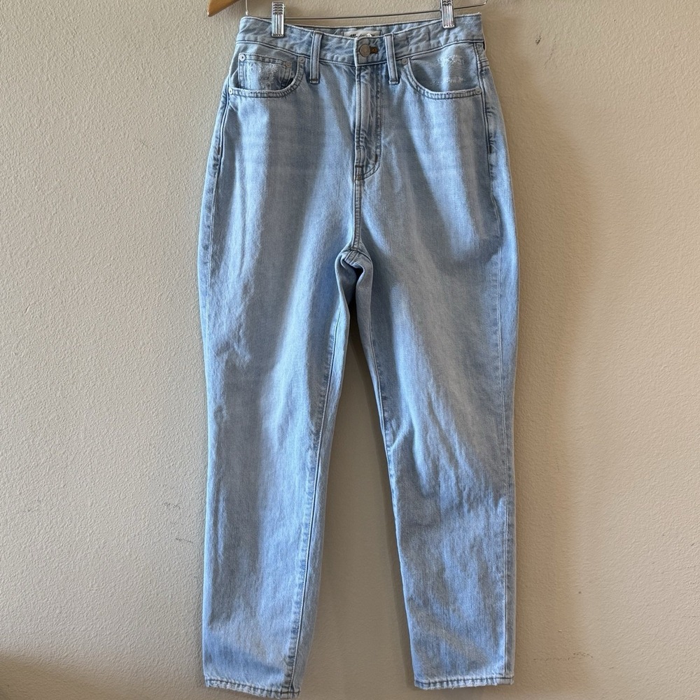 Madewell Curvy Perfect Vintage Jeans 27 High Rise Mom Tapered Ankle